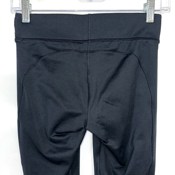 Under Armour Logo Spellout Black Leggings Size Small - Picture 5 of 9